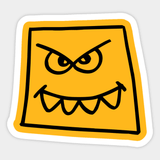 Square heads – Moods 7 Sticker